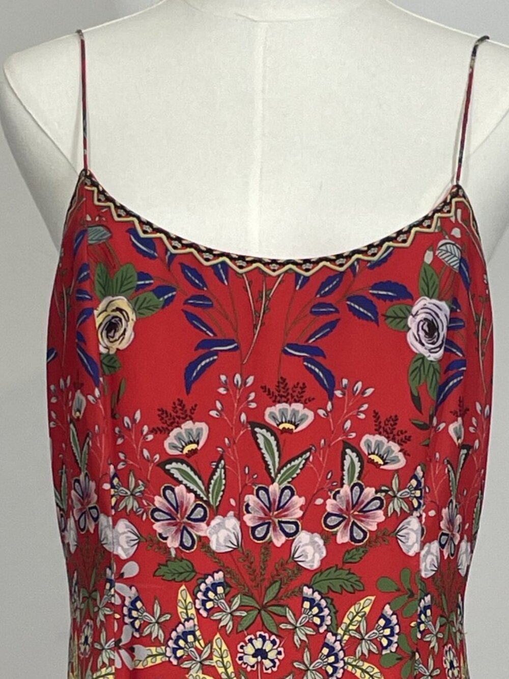 Alice + Olivia Ira Mini Dress in Wildflower Bright Poppy